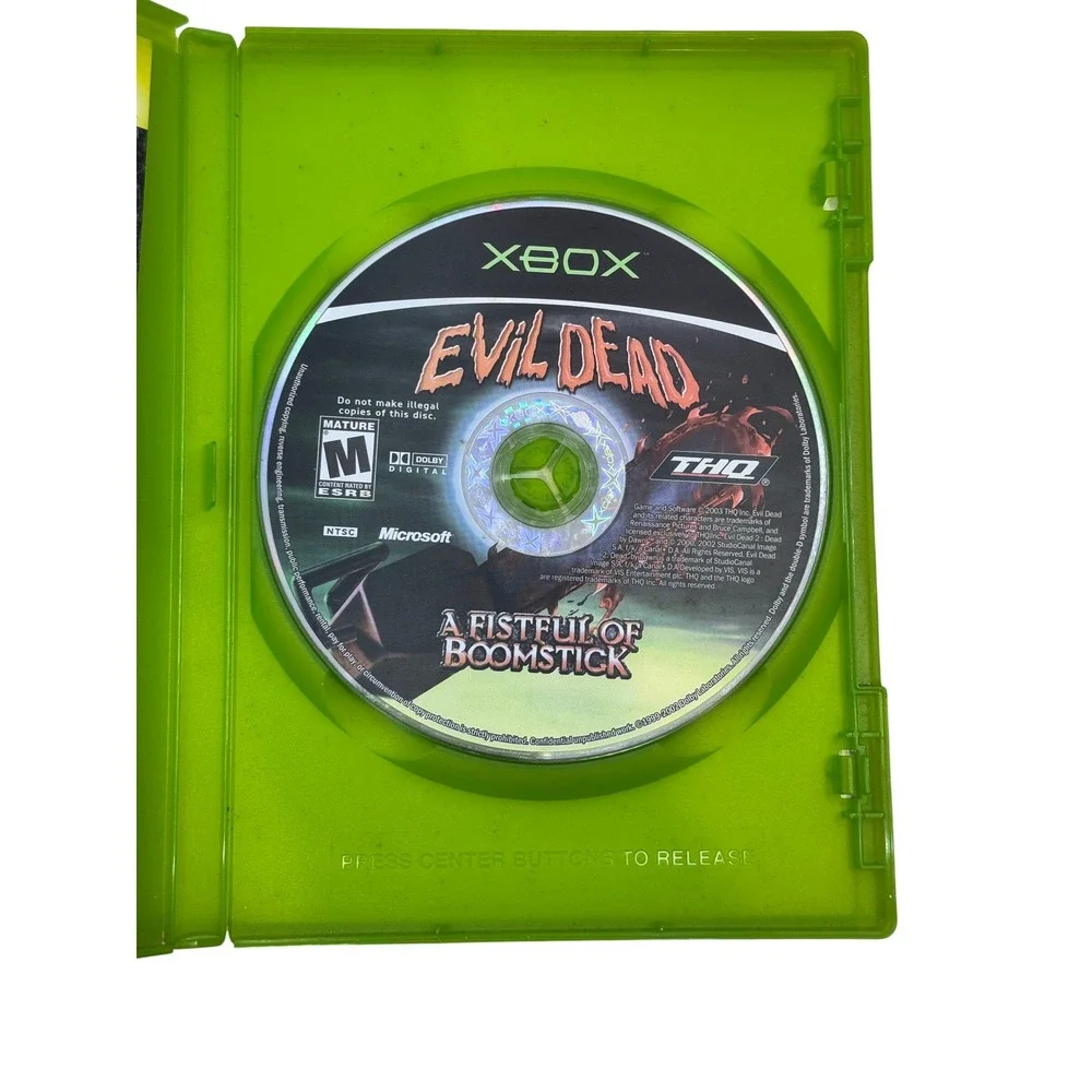 Evil Dead A Fistful of Boomstick Microsoft Xbox OG Original Game Bruce Campbell